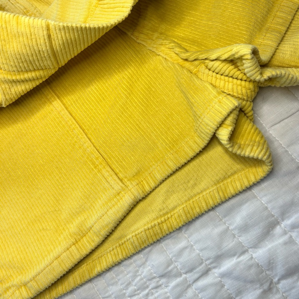 Hammies High Waisted Corduroy Shorts Yellow - Picture 4 of 5